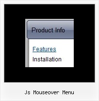 Js Mouseover Menu Listenmenue Css Horizontal