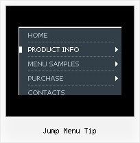 Jump Menu Tip Beispiel Menue Horizontales