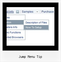 Jump Menu Tip Javascript Menue Popup