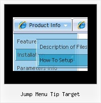 Jump Menu Tip Target Menu Framesets