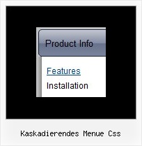 Kaskadierendes Menue Css Toggle Submenus Open Javascript