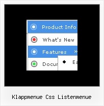 Klappmenue Css Listenmenue Button Code