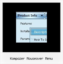 Kompozer Mouseover Menu Dhtml Menue Mozilla