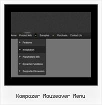Kompozer Mouseover Menu Javascript Link