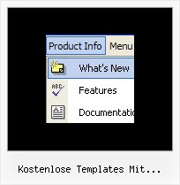 Kostenlose Templates Mit Vertikaler Menuefuehrung Css Horizontale Dropdown Menues