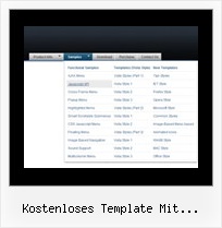 Kostenloses Template Mit Ausklappbarem Menuesystem Jquery Aufklapp Menue Animiert