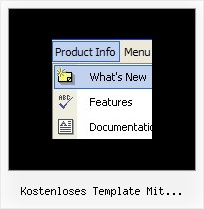Kostenloses Template Mit Ausklappbarem Menuesystem Opern Stile