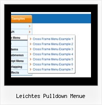 Leichtes Pulldown Menue Css Bewegliche Menueleiste