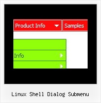 Linux Shell Dialog Submenu Css Vista Style