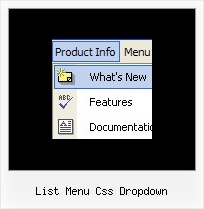 List Menu Css Dropdown Css Schaltflaeche Stil