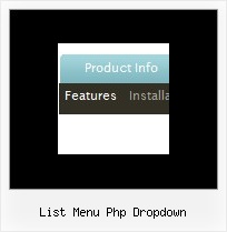 List Menu Php Dropdown Javascript Submenu Toggle