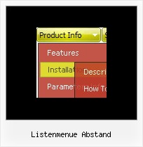 Listenmenue Abstand Css Menues Muster