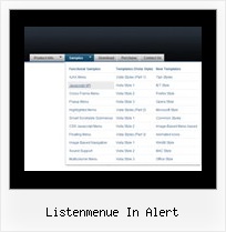 Listenmenue In Alert Horizontales Submenue