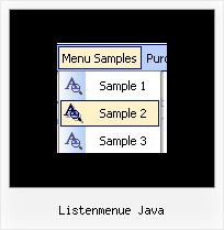 Listenmenue Java Menu Stile Windows