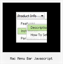 Mac Menu Bar Javascript Menue Script Vertikal