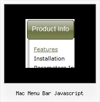 Mac Menu Bar Javascript Horizontalen Menue Html