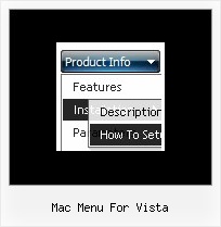 Mac Menu For Vista Mouseover Menu Grafik Css