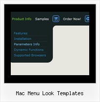 Mac Menu Look Templates Menuevorlage Javascript