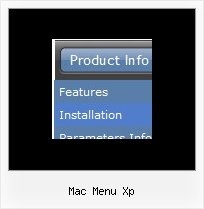 Mac Menu Xp Animated Horizontal Menue