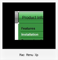 Mac Menu Xp Javascript Menu Dropdown Horizontal