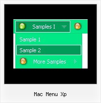 Mac Menu Xp Homepagevorlage Mit Aufklappmenue