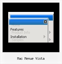 Mac Menue Vista Css Menu Slide Down