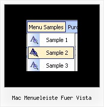 Mac Menueleiste Fuer Vista Css Menu Horizontal Submenu Darunter