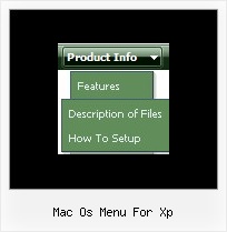Mac Os Menu For Xp Css Menuegenerator