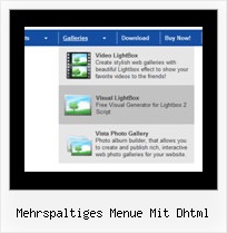 Mehrspaltiges Menue Mit Dhtml Menus Vorlagen