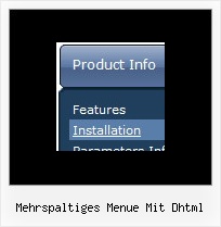 Mehrspaltiges Menue Mit Dhtml Javascript Navigationsbaum