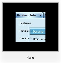 Menu Registerkarte Navigation Vorlage