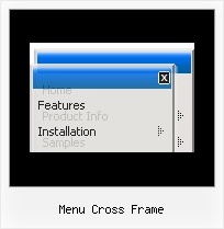 Menu Cross Frame Vista Testversion