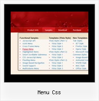 Menu Css Pulldown Menue Html Script