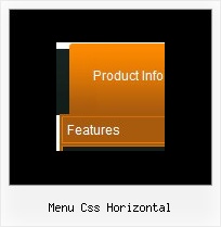Menu Css Horizontal Animierte Icons Vista