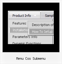 Menu Css Submenu Schiebe Menue Flash