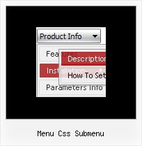Menu Css Submenu Web 2 0 Horizontales Menue