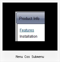 Menu Css Submenu Popup Menue Javascript