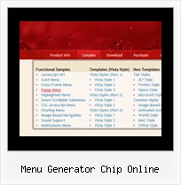Menu Generator Chip Online Applet Submenue