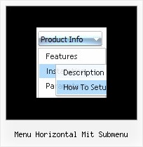 Menu Horizontal Mit Submenu Pop Up Menue Html Skripte