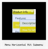 Menu Horizontal Mit Submenu Mit C Ein Menue Fuer Websiten