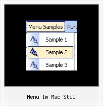 Menu Im Mac Stil Css Dropdown Menue Frame