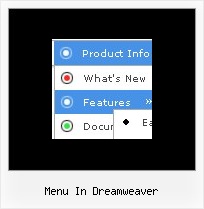 Menu In Dreamweaver Horizontal Scrollbares Menue