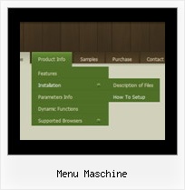 Menu Maschine Website Lizenz