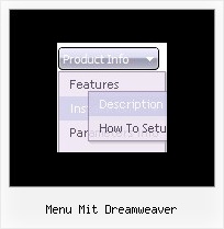 Menu Mit Dreamweaver Button Home