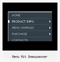 Menu Mit Onmouseover Php Menue Beispiele