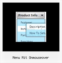 Menu Mit Onmouseover Css Menue Li
