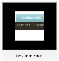 Menu Oder Menue Tab Style