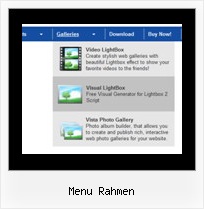 Menu Rahmen Artisteer Menuepunkte