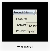 Menu Rahmen Css Vorlagen Slide Down Menue