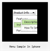 Menu Sample In Iphone Gifs Xp